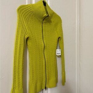 Cable-Knit Zip-Up Sweater skirt set free people Eliza set